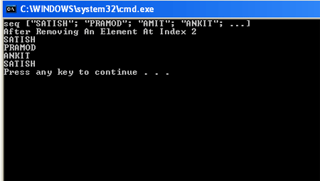 list's removeat method in f#