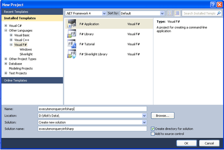 ExecuteNonQuery() in f#