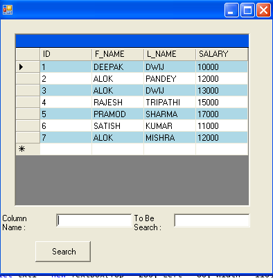 searching record in f#