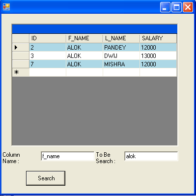 searching record in f#