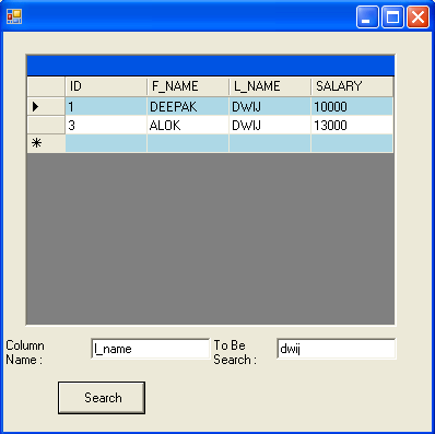 searching record in f#