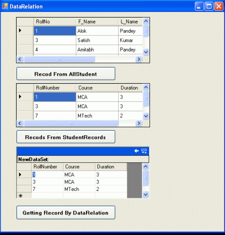 datarelation class in .net