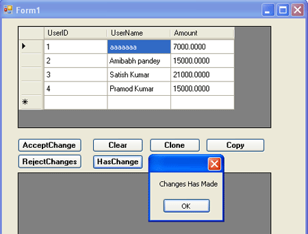 haschanges method in ado.net