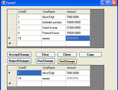 haschanges method in ado.net