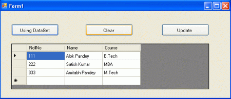 sqldataadapter class in .net