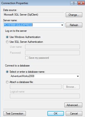 Select DataBase Name