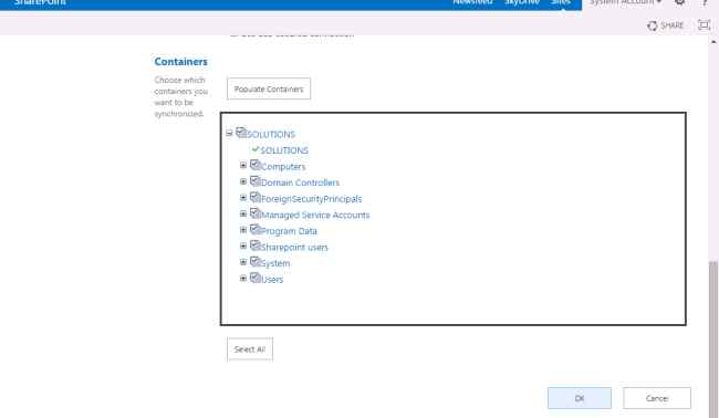select all the units
