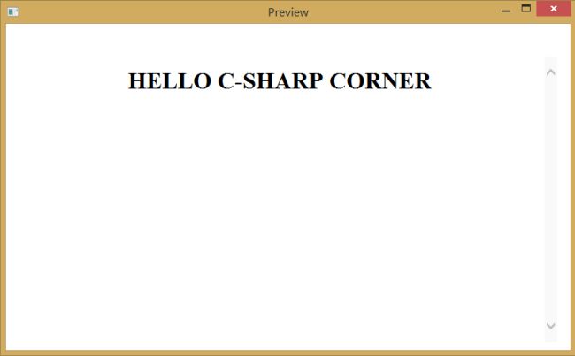 Preview of the written code