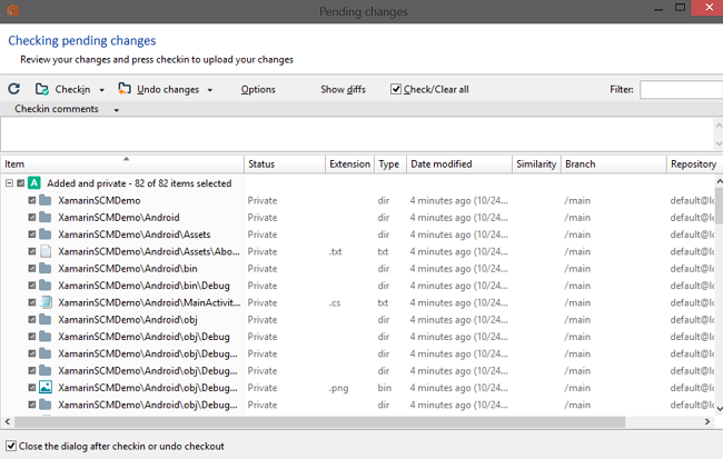 ChekingPendingChanges 