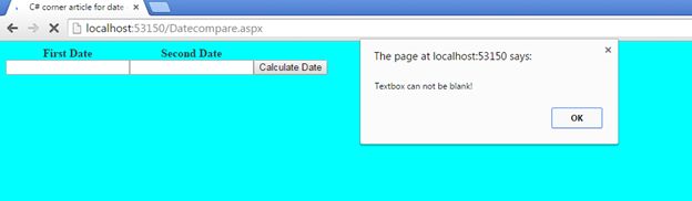 When one textbox is blank