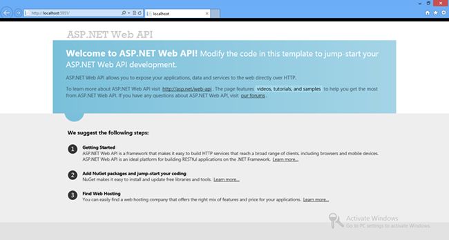ASP.NET Web API help page