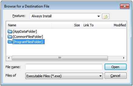 ProgramFilesFolder