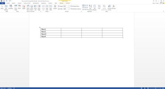 select-row-where-insert-new-row-in-word2013.jpg