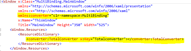xml code