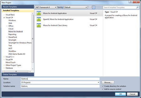 create android application