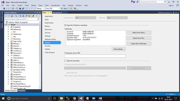 Windows Forms Application