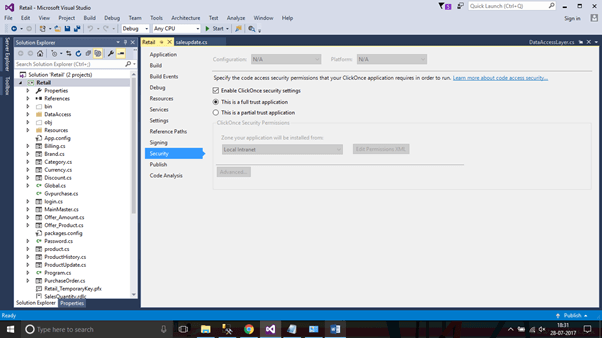 Windows Forms Application