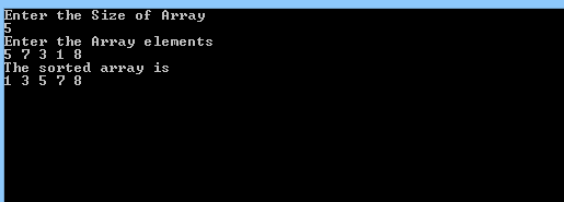Bubble sort algorithm