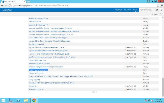 Prepare query suggestions