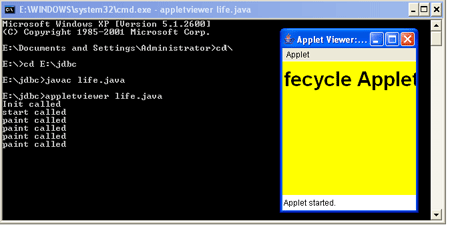 applets in java