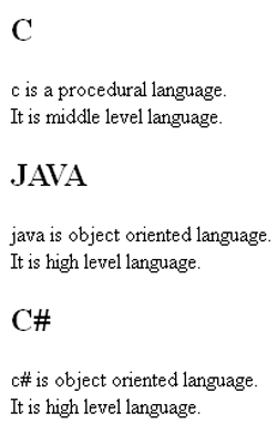 sectionn tag in html