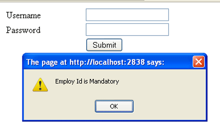 javascript validation