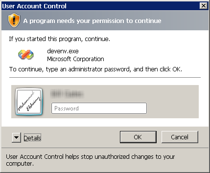 Figure 3. Prompt for Credentials Message