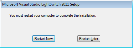 Download LightSwitch in 2011