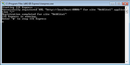 Deploying Web Applications using IIS Express