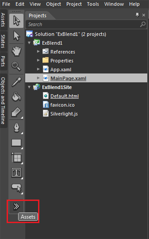 Blend toolbar