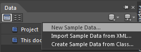 new sample data in Blend