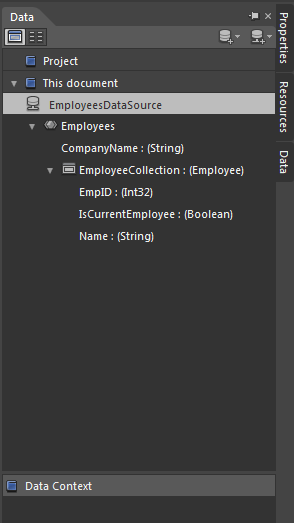 data in blend application