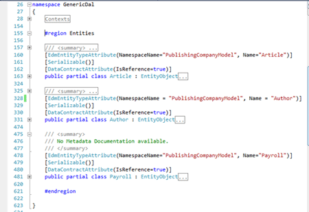Generic Dal using WCF