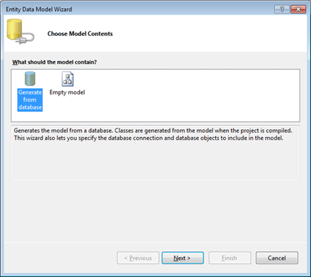 Ado.Net Entity data Model