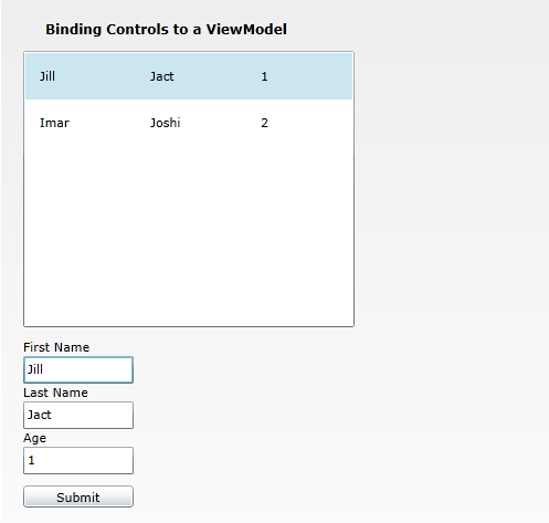 wcf methode in silverlight