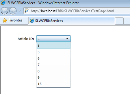 Silverlight 5 WCF RIA Services