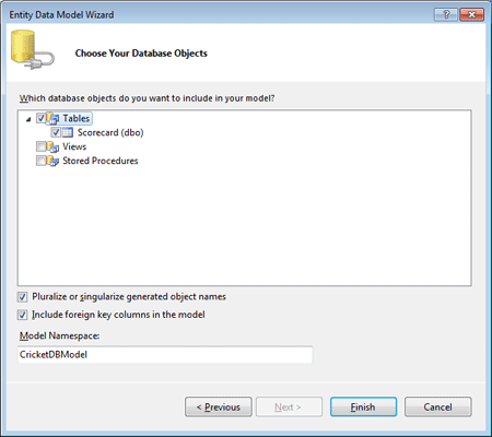 Data Model Wizard in silverlight 