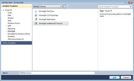 WCFservice in silverlight 