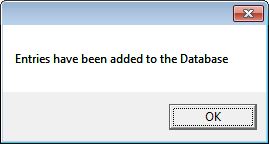 Entry is added to database WPF