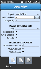 Resco MobileForms Toolkit: SmartGrid