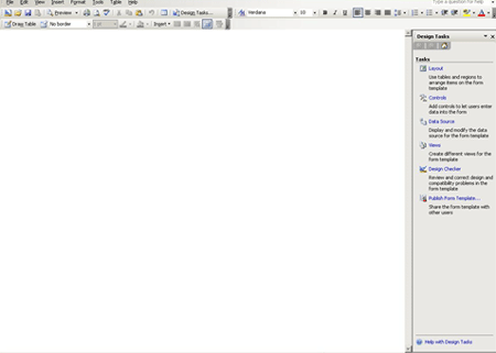 Open InfoPath form Template