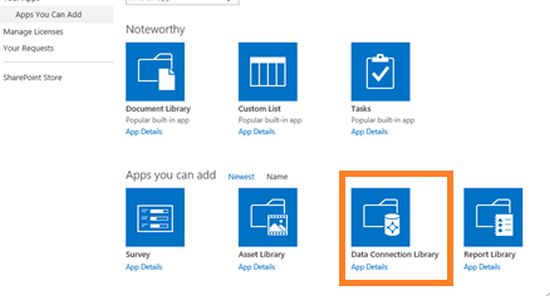 Data Connection Library