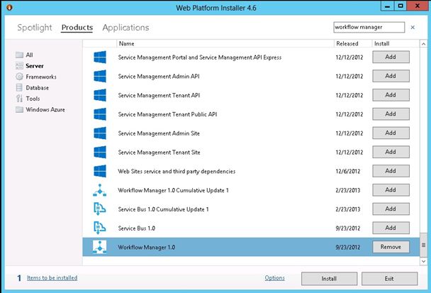 Add the Workflow Manager