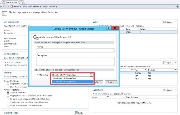 completed the workflow configuration