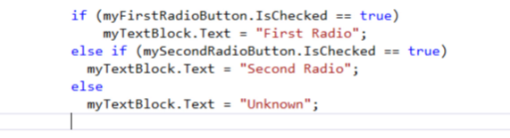 RadioButton