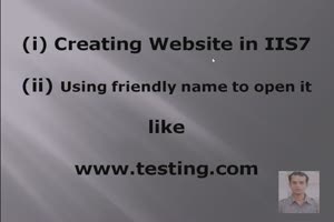 Adding Website in IIS and Using Friendly Name to Open the Website