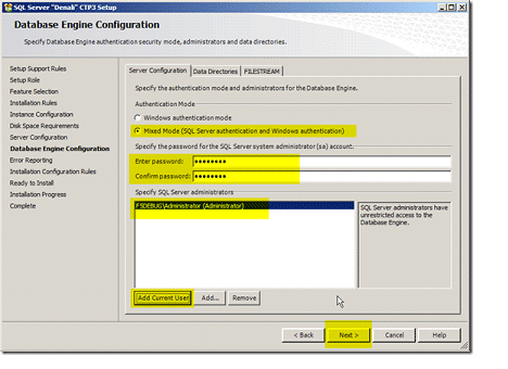 Database-engine-Config