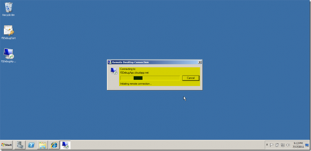 Remote Desktop Azure Role Instance