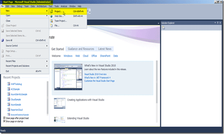 new project of windowa azuru