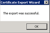 Export the Security Certificate Sharepoint